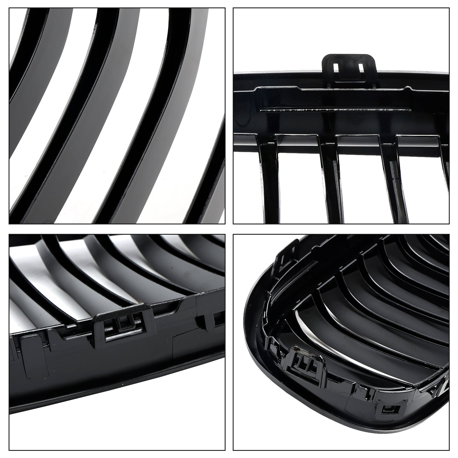 2015-2018 BMW 2 Series Gran Tourer F45 F46 Gloss Black Front Kidney Grille