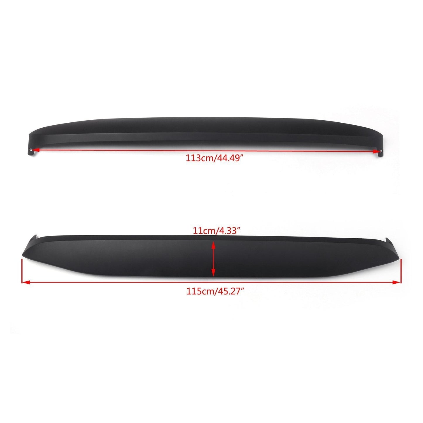 2007-2017 Jeep Wrangler JK NightHawk Light Brow Cover Front Grille — Matte Black