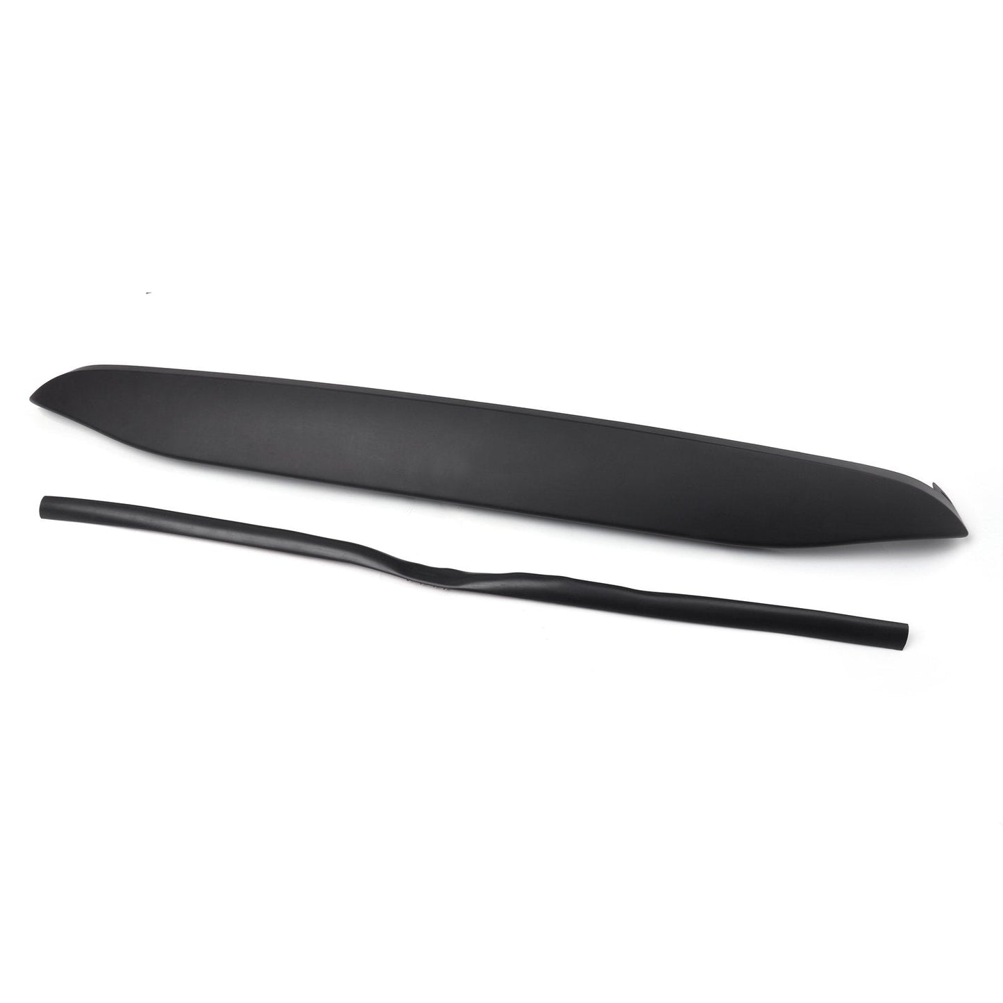2007-2017 Jeep Wrangler JK NightHawk Light Brow Cover Front Grille — Matte Black