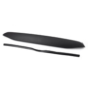 2007-2017 Jeep Wrangler JK NightHawk Light Brow Cover Front Grille — Matte Black