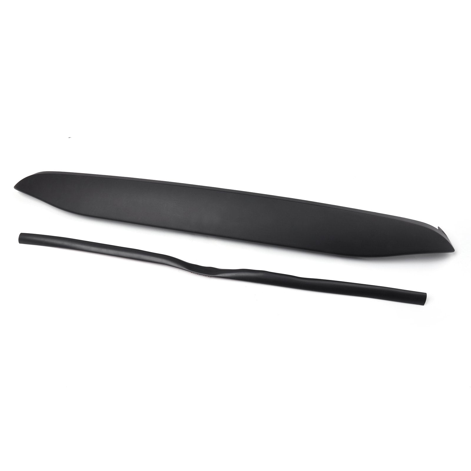 2007-2017 Jeep Wrangler JK NightHawk Light Brow Cover Front Grille — Matte Black