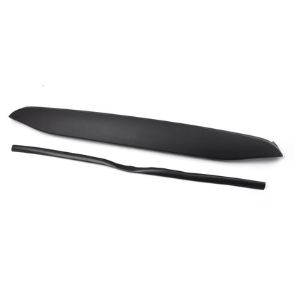 2007-2017 Jeep Wrangler JK NightHawk Light Brow Cover Front Grille — Matte Black