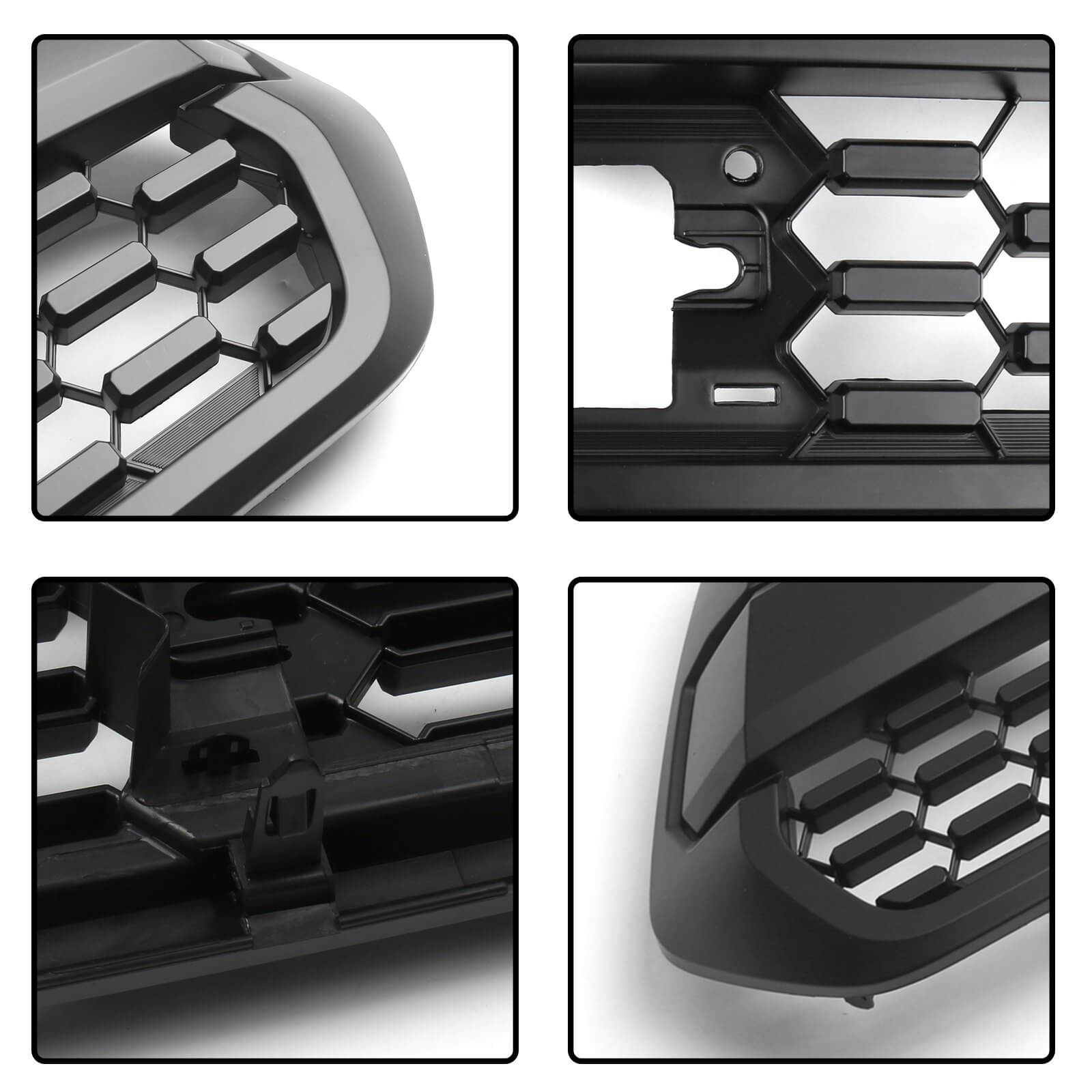 TRD Pro Grille + ACC DRCC Garnish Sensor Cover + LED Lights For Toyota Tacoma 2016-2023