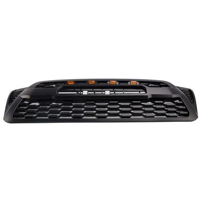 2005-2011 Toyota Tacoma Matte Black Front Bumper Grille Grill W/Led PT0317-9842 Generic
