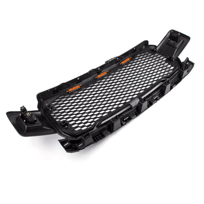 18-20 Ford F150 Honeycomb Grill Amber LED Raptor Style Grill Repalcment