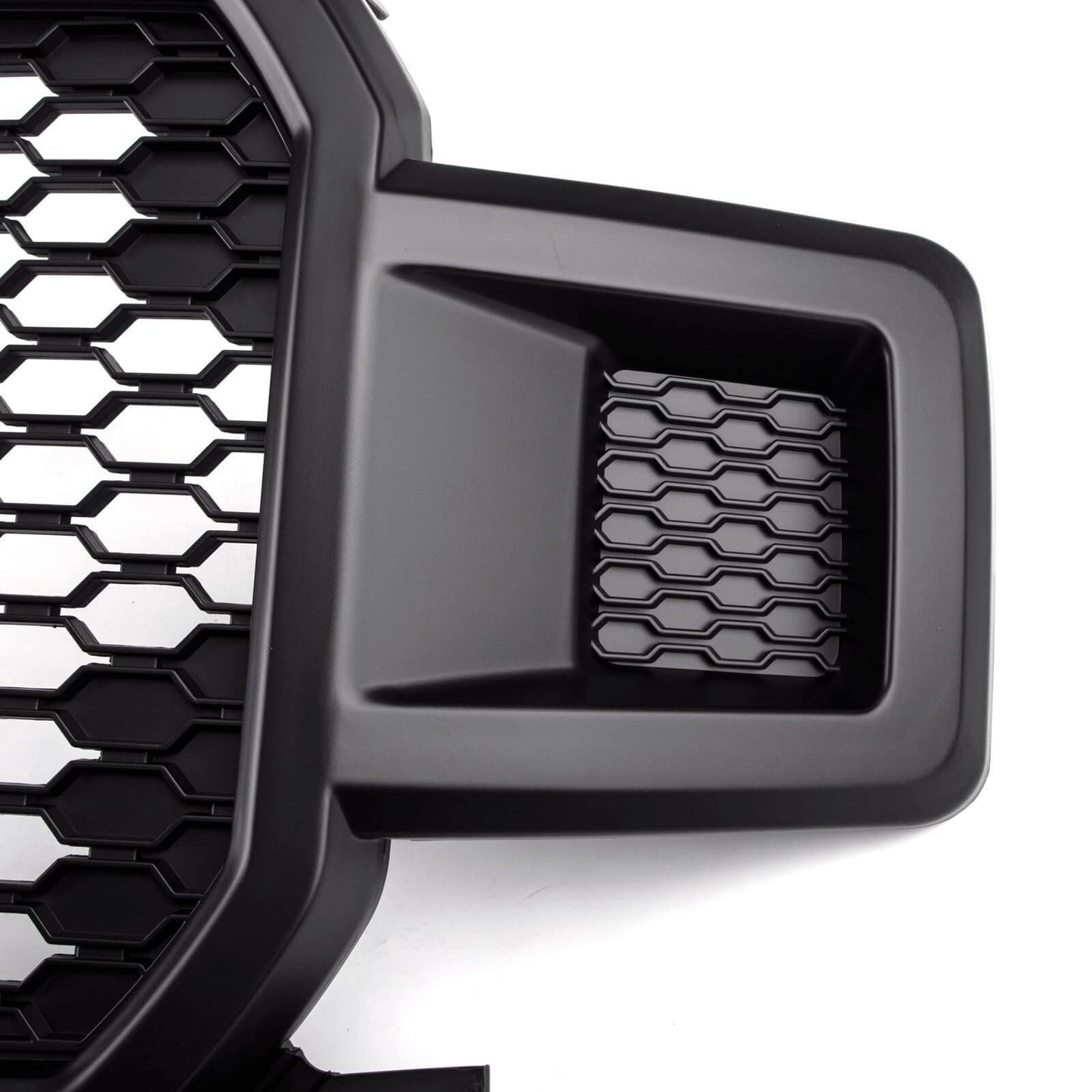 18-20 Ford F150 Honeycomb Grill Amber LED Raptor Style Grill Repalcment