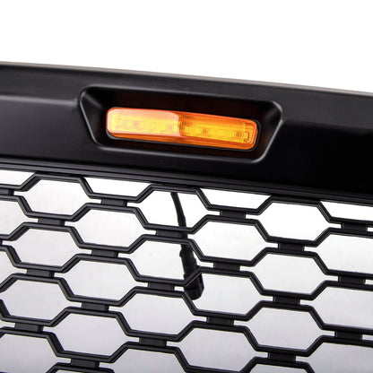 18-20 Ford F150 Honeycomb Grill Amber LED Raptor Style Grill Repalcment