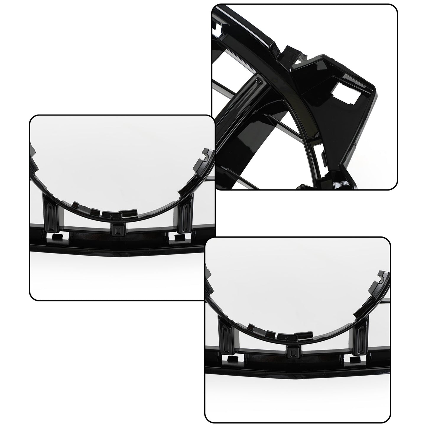 2013-2019 Mercedes-Benz CLA-Class W117 CLA180 CLA200 CLA250 CLA45 GT-R Style Front Bumper Grille