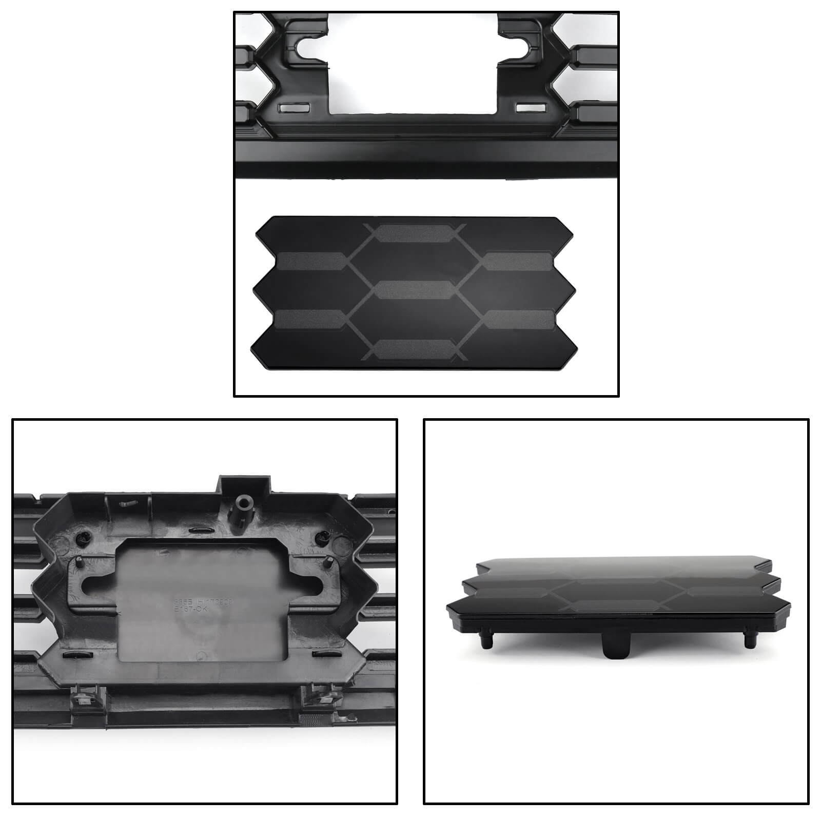 TRD Pro Grille + ACC DRCC Garnish Sensor Cover + LED Lights For Toyota Tacoma 2016-2023