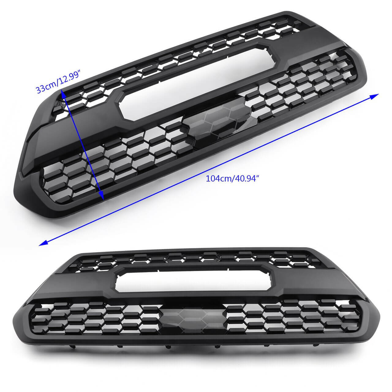 2016-2023 Tacoma TRD PRO PT228-35170 Front Bumper Hood Grill Kit Matte Black
