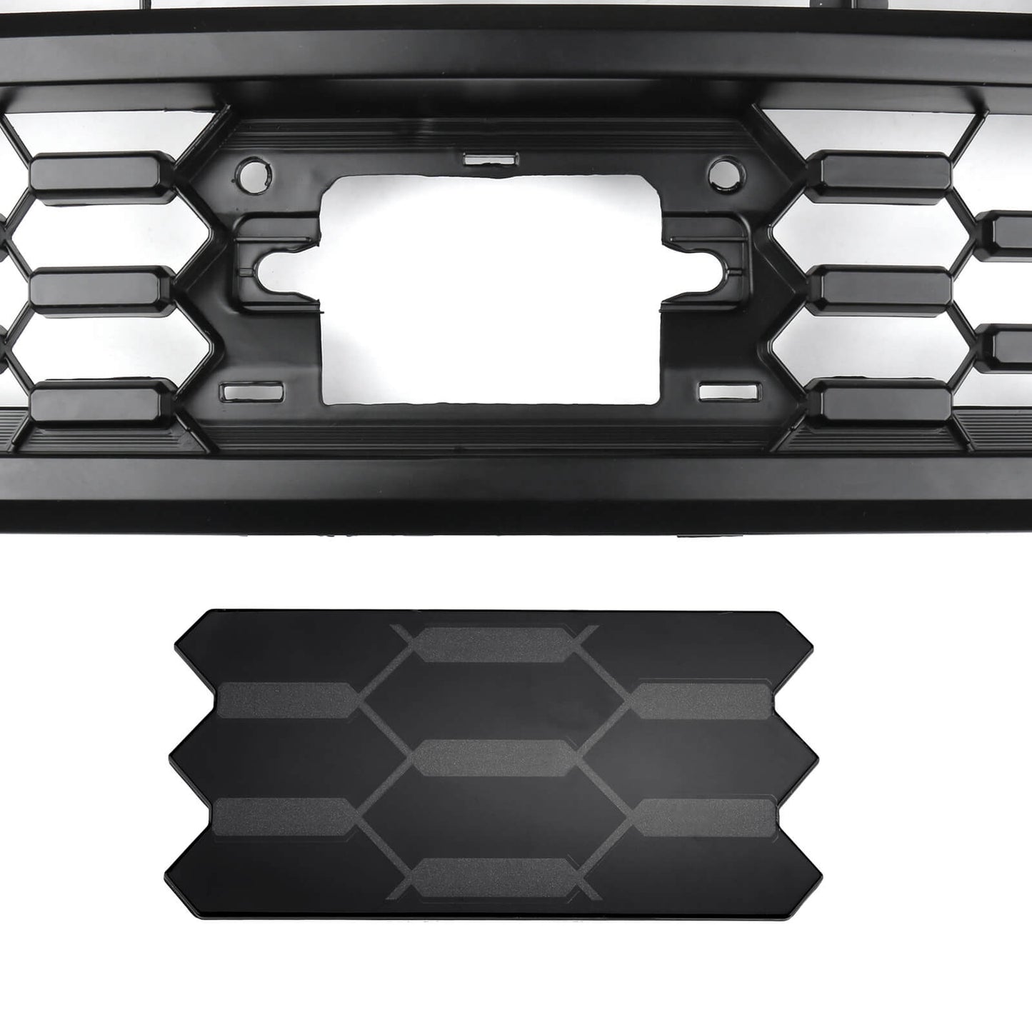 TRD Pro Grille + ACC DRCC Garnish Sensor Cover + LED Lights For Toyota Tacoma 2016-2023