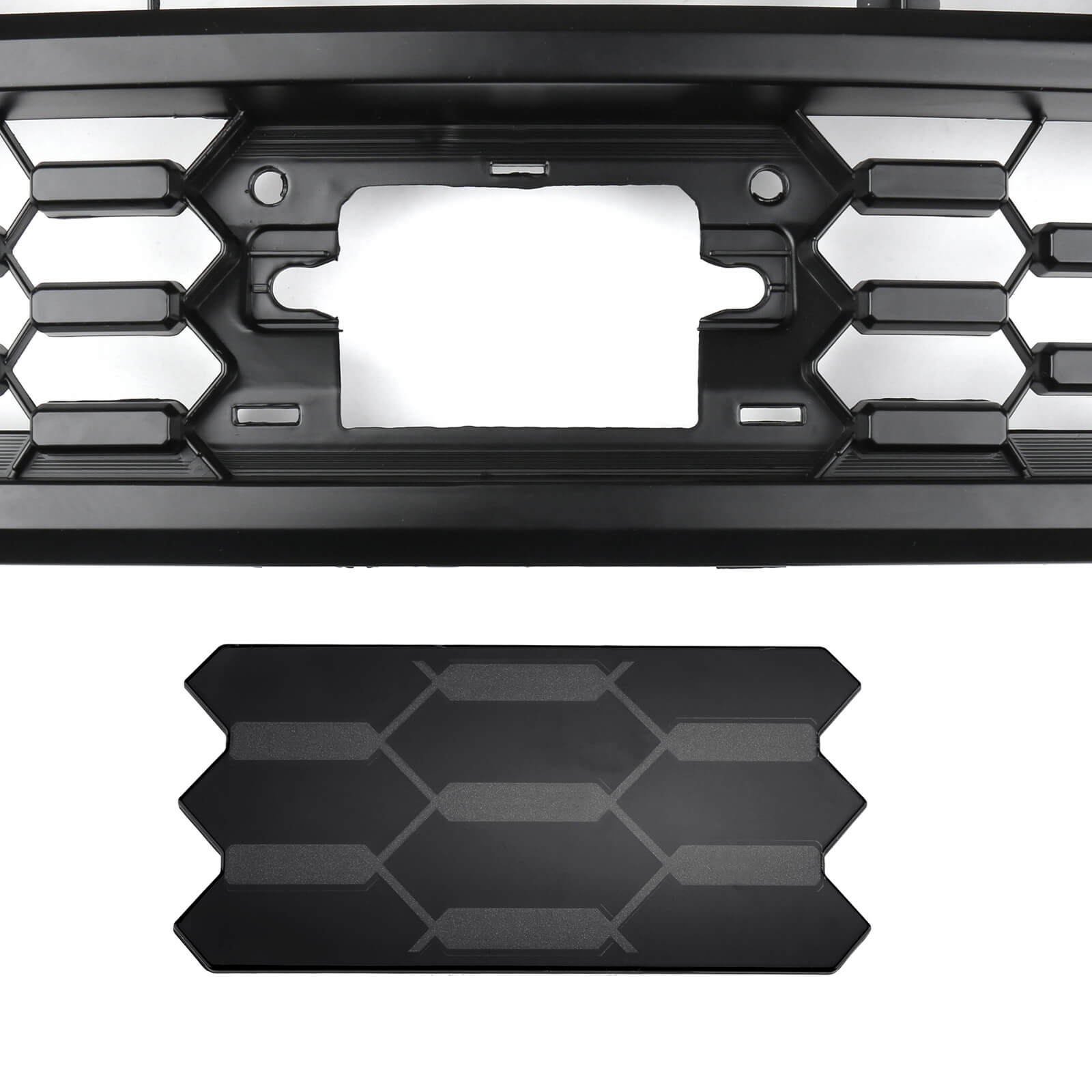 TRD Pro Grille + ACC DRCC Garnish Sensor Cover + LED Lights For Toyota Tacoma 2016-2023