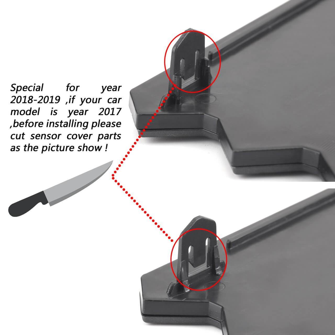 TRD Pro Grille + ACC DRCC Garnish Sensor Cover + LED Lights For Toyota Tacoma 2016-2023