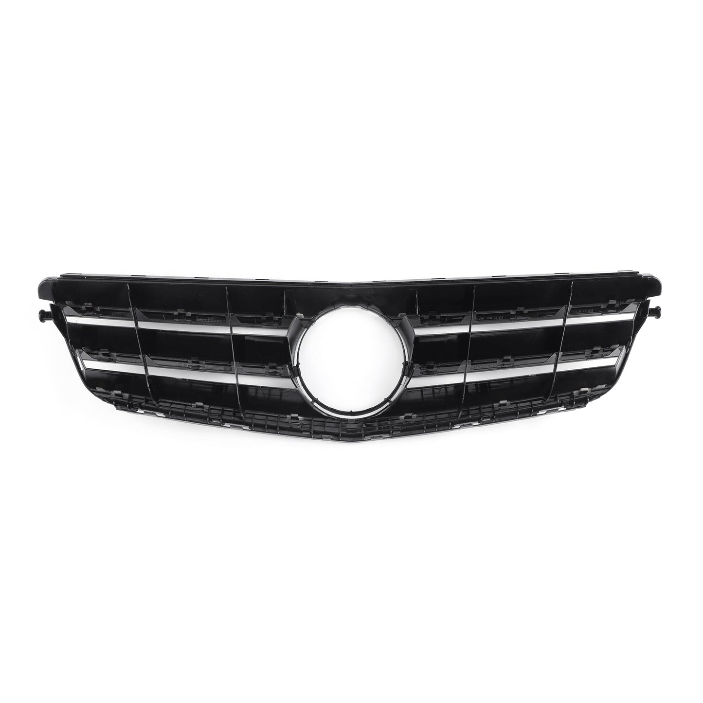 2008-2014 Mercedes-Benz C-Class W204 C300 C350 Chrome Front Bumper Grille with LED Emblem