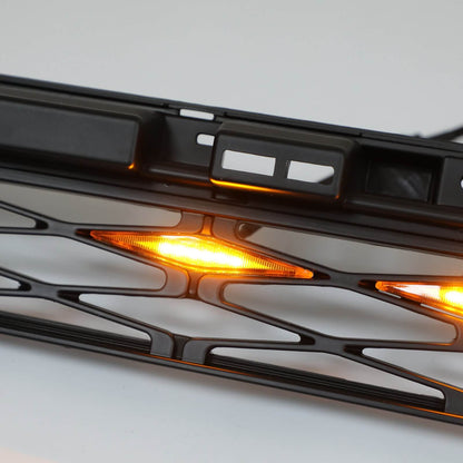 4PCS Plastic Car Grilles Grill LED Lights For Toyota 4Runner TRD Pro 2014-2019