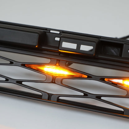 2014-2019 Toyota 4Runner TRD PRO Front Grille Grill Kit Gray Word + LED Light