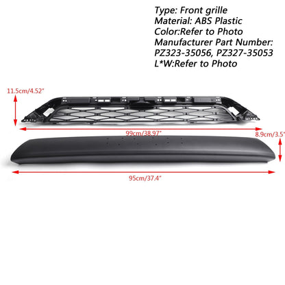 2014-2019 Toyota 4Runner TRD PRO Front Grille Grill Kit Gray Word + LED Light