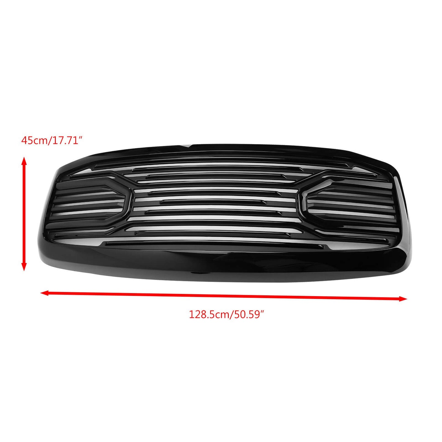 2006-2008 Dodge Ram 1500 2500 3500 Big Horn Style Mesh Front Grille Shell Replacement