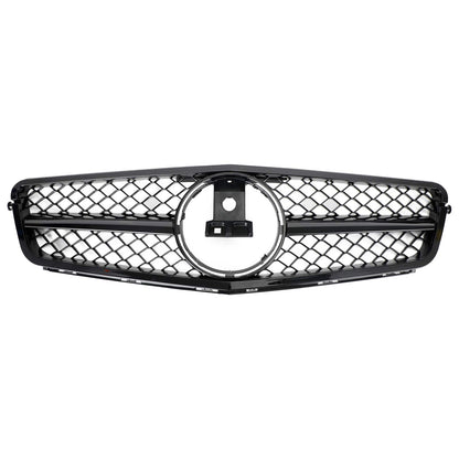 2008-2014 Mercedes-Benz C-Class W204 C300 C350 Front Bumper Grille with LED Emblem