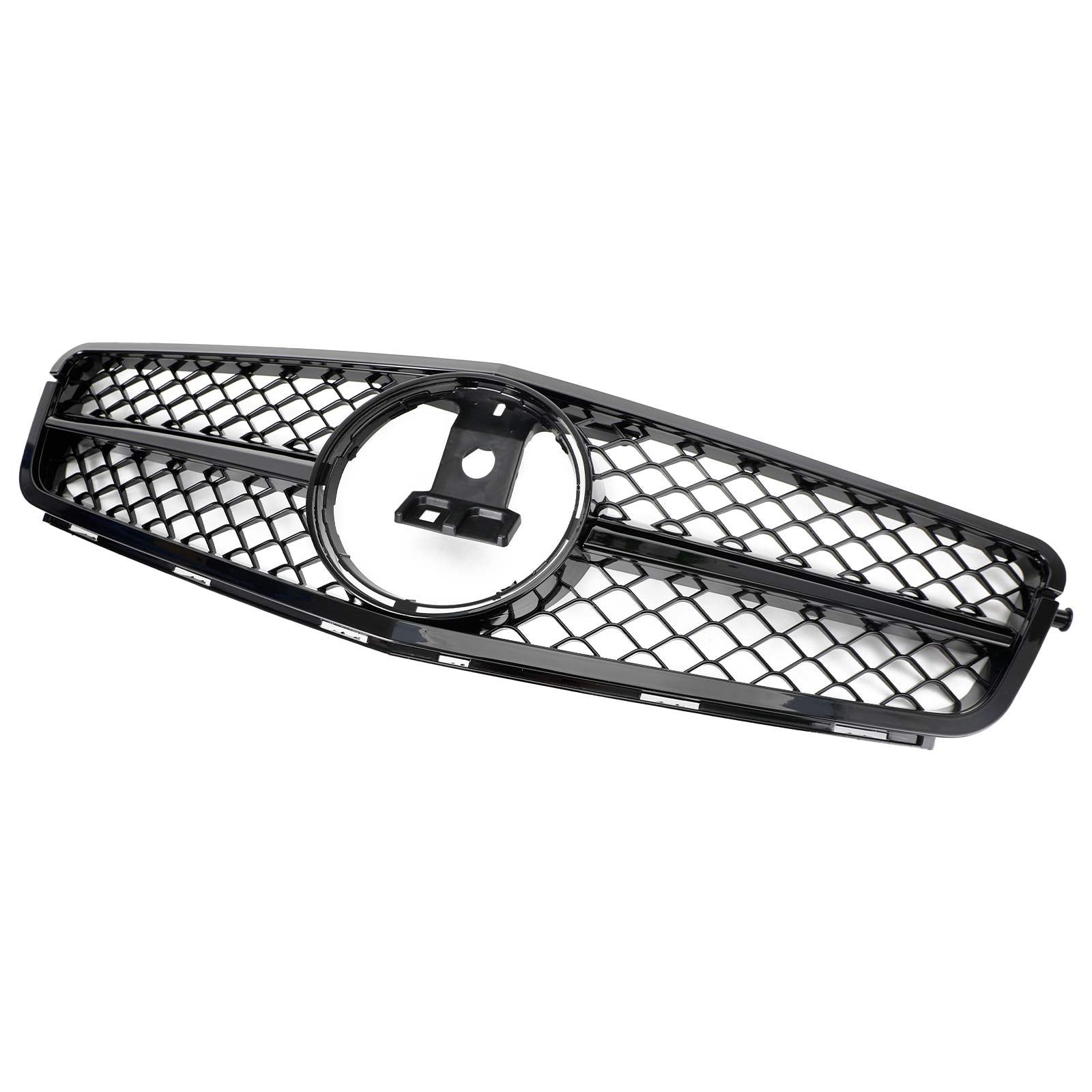 2008-2014 Mercedes-Benz C-Class W204 C300 C350 Front Bumper Grille with LED Emblem