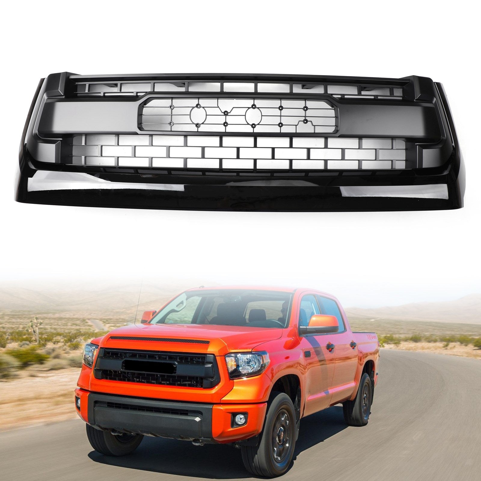 14-18 Tundra TRD PRO Honeycomb Fashion Grill Black Grill Kit
