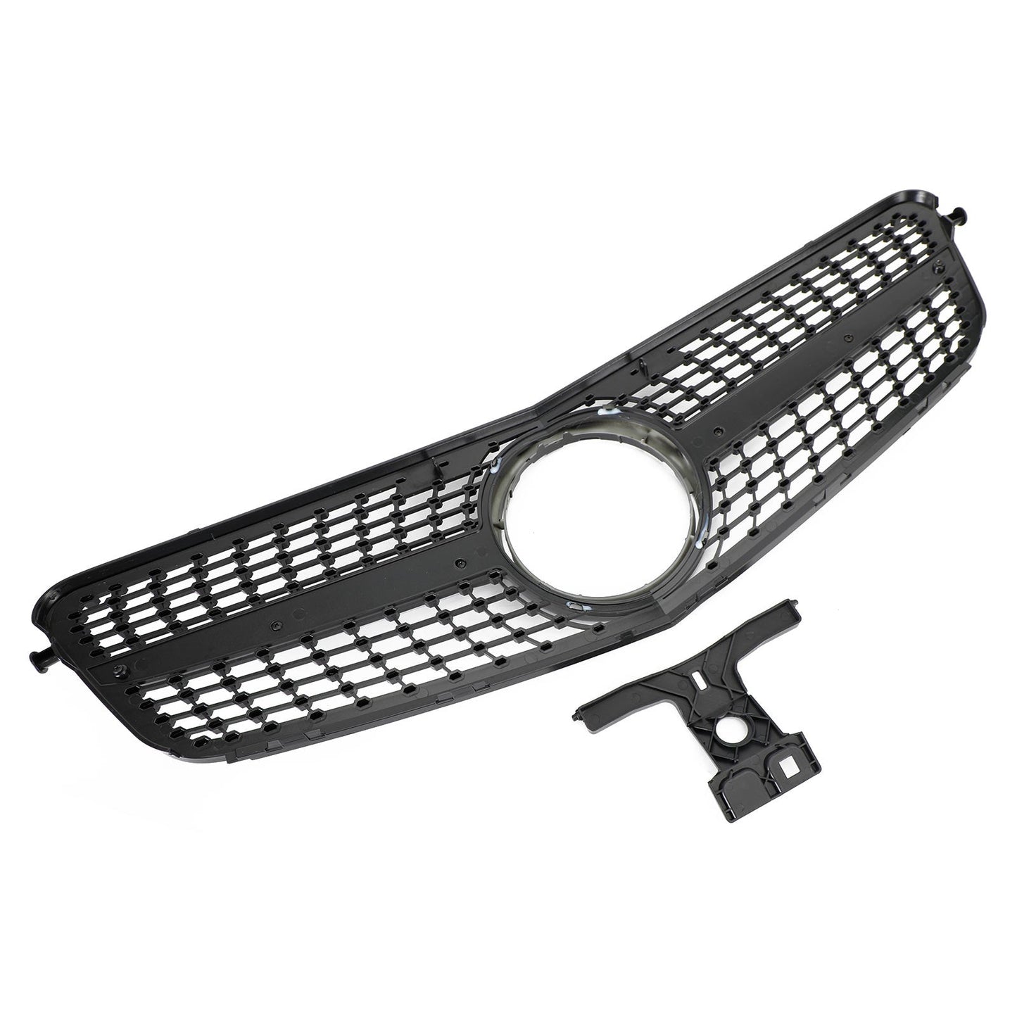 2008-2014 Mercedes-Benz C-Class W204 C300 C350 Diamond Front Bumper Grille
