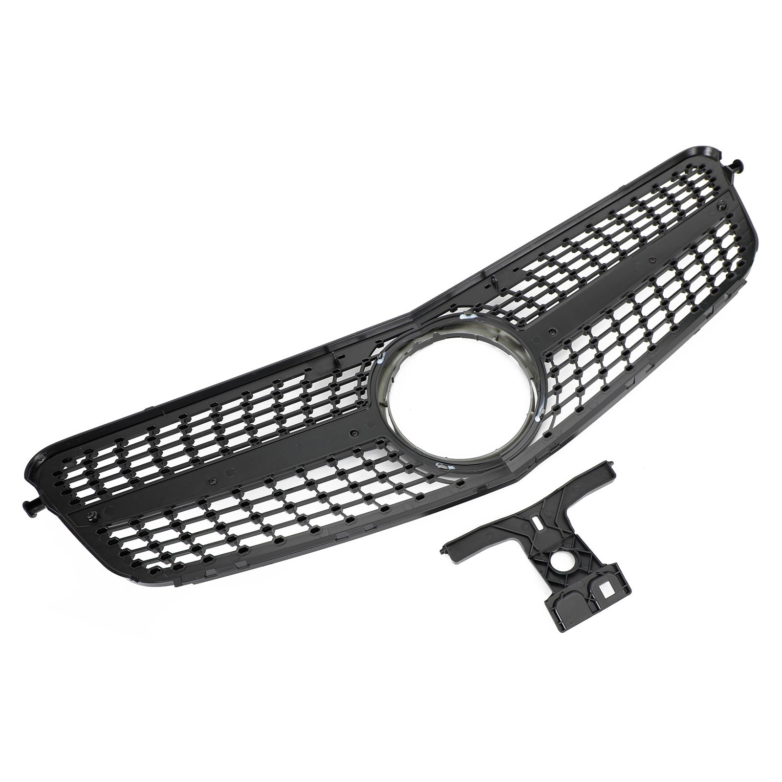 2008-2014 Mercedes-Benz C-Class W204 C300 C350 Diamond Front Bumper Grille