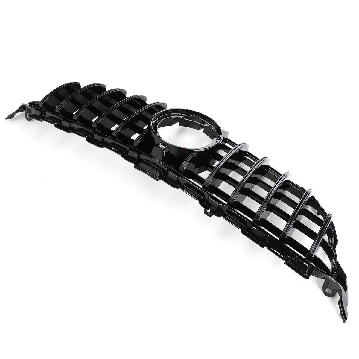 2019-2021 Mercedes-Benz C-Class W205 C205 A205 C200 C300 C43 Black GTR Style Front Grille with Camera Hole