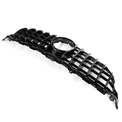 2019-2021 Mercedes-Benz C-Class W205 C205 A205 AMG GTR Style Black Front Grille with Camera Hole