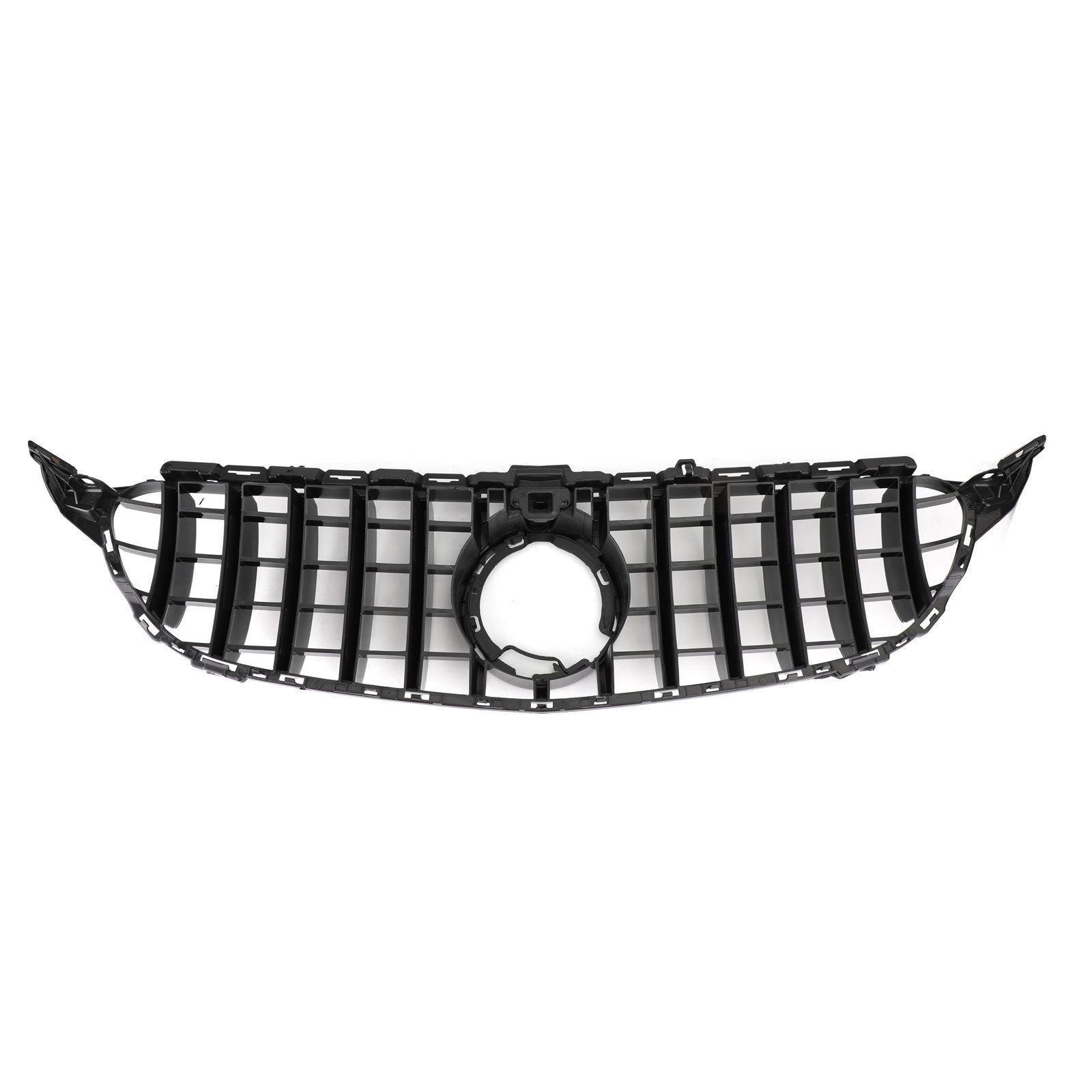2019-2021 Mercedes-Benz C-Class W205 C205 A205 AMG GTR Style Black Front Grille with Camera Hole