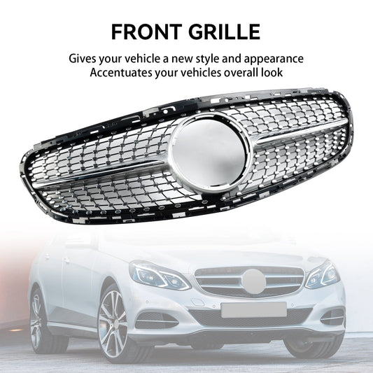 2013-2016 Mercedes-Benz E-Class W212 Facelift Diamond Front Bumper Grille (2128850622 / 2128850822)