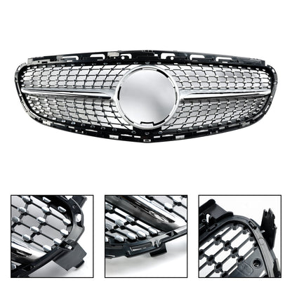 2013-2016 Mercedes-Benz E-Class W212 Facelift Diamond Front Bumper Grille (2128850622 / 2128850822)