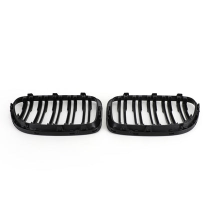 2009-2014 BMW X1 E84 Gloss Black Dual Slat Front Hood Kidney Grille
