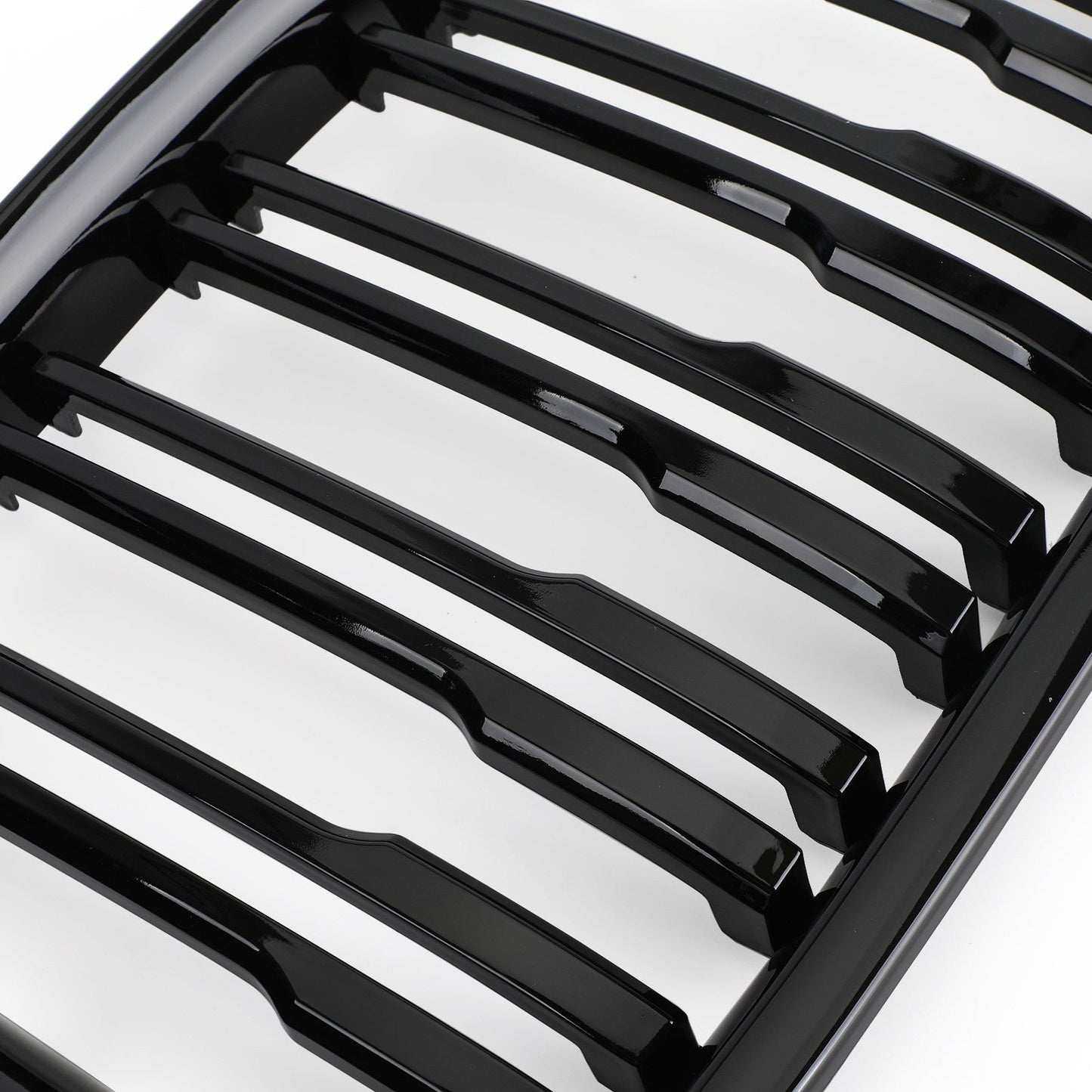 2009-2014 BMW X1 E84 Gloss Black Dual Slat Front Hood Kidney Grille