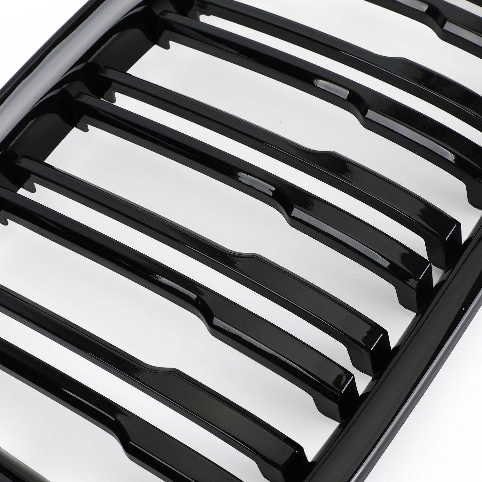 2009-2014 BMW X1 E84 Gloss Black Dual Slat Front Hood Kidney Grille