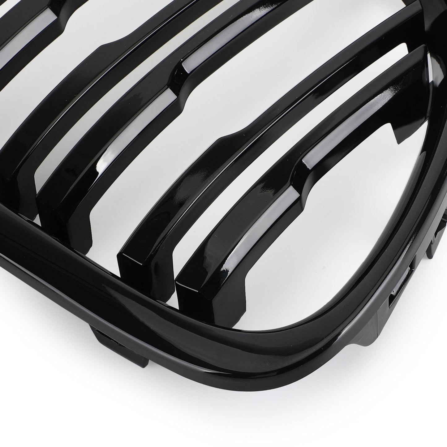 2009-2014 BMW X1 E84 Gloss Black Dual Slat Front Hood Kidney Grille
