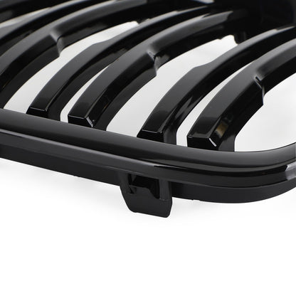2009-2014 BMW X1 E84 Gloss Black Dual Slat Front Hood Kidney Grille