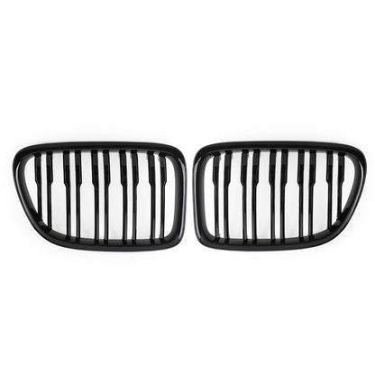 2009-2014 BMW X1 E84 Gloss Black Dual Slat Front Hood Kidney Grille
