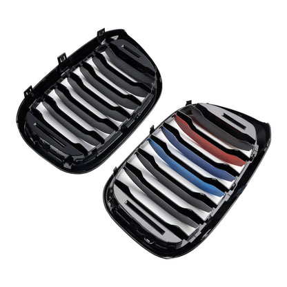 BMW X3 G01 X4 G02 M-Color Gloss Black Front Kidney Grille — Pair (51138469959)