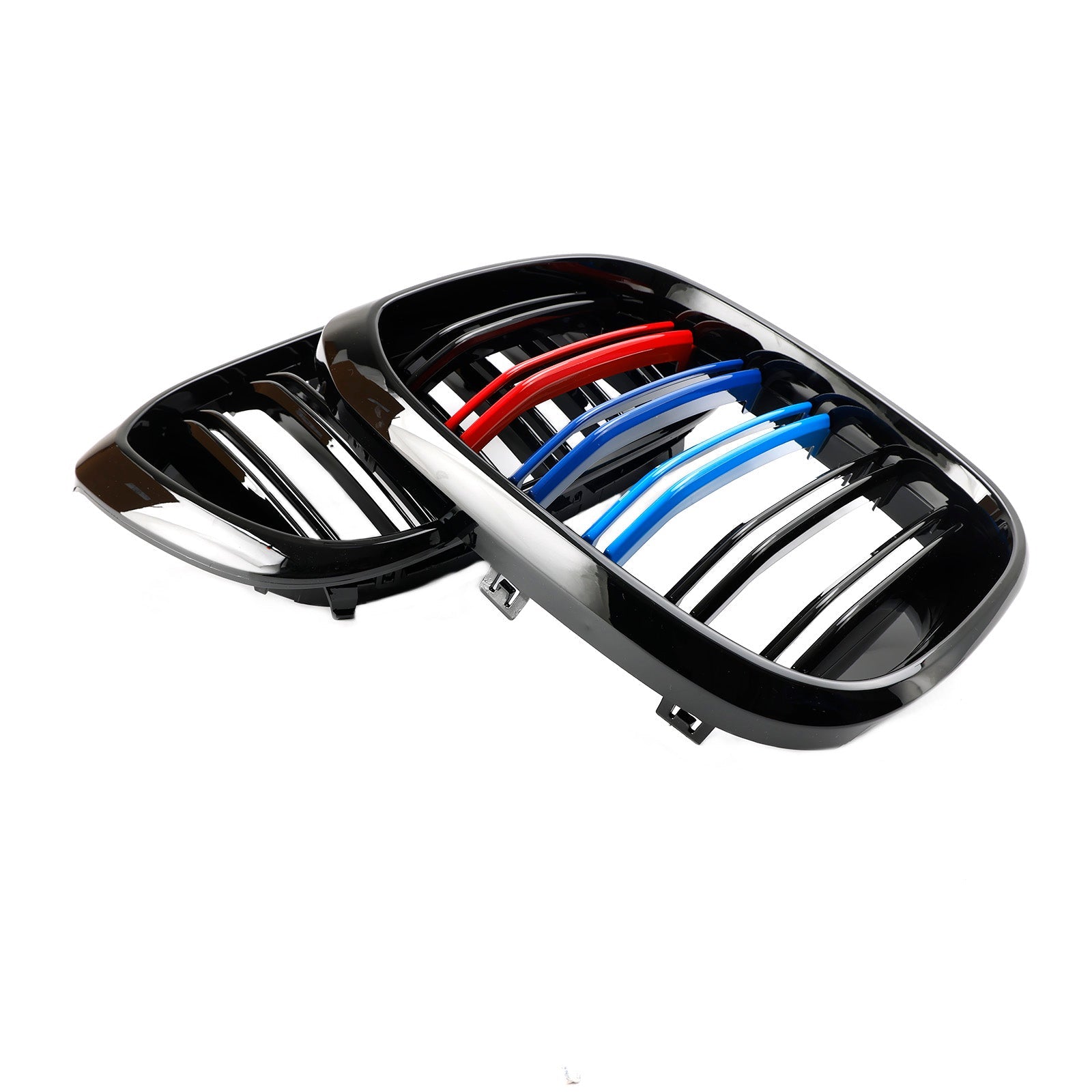 2018-2021 BMW X3 G01 / X4 G02 M-Color Gloss Black Front Kidney Grille — Pair (51138469959)