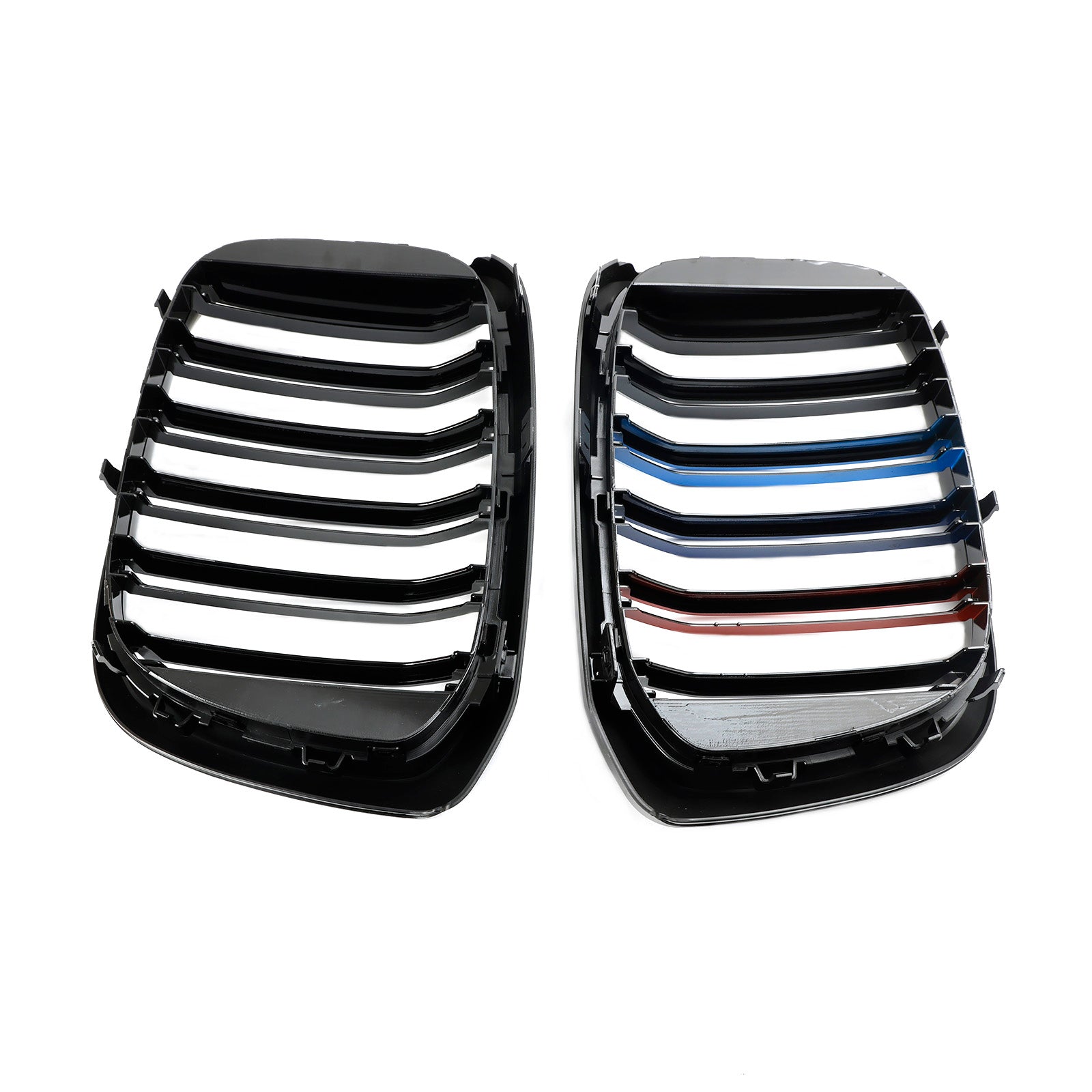 2018-2021 BMW X3 G01 / X4 G02 M-Color Gloss Black Front Kidney Grille — Pair (51138469959)