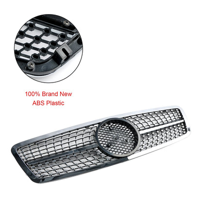 2001-2007 Mercedes-Benz C-Class W203 C230 C240 C320 Front Bumper Kidney Grille Replacement