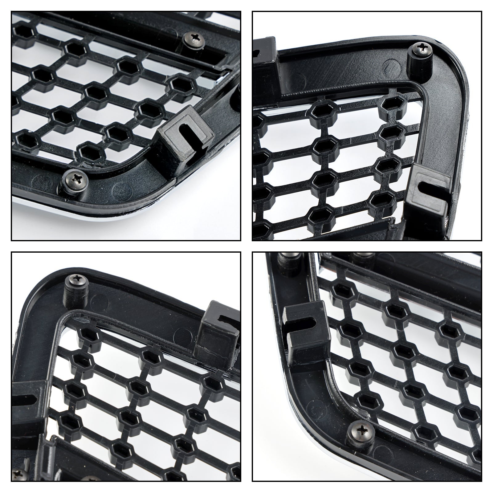 2001-2007 Mercedes-Benz C-Class W203 C230 C240 C320 Front Bumper Kidney Grille Replacement
