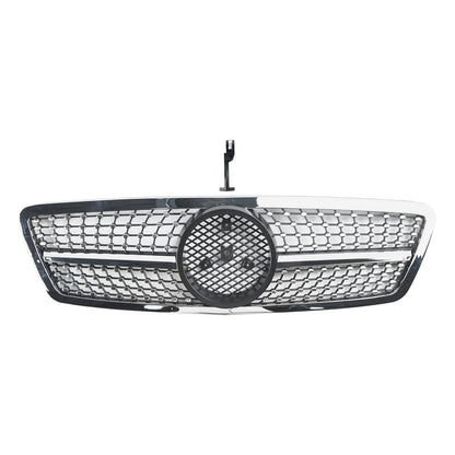 2001-2007 Mercedes-Benz C-Class W203 C230 C240 C320 Front Bumper Kidney Grille Replacement