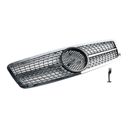 2001-2007 Mercedes-Benz C-Class W203 C230 C240 C320 Front Bumper Kidney Grille Replacement