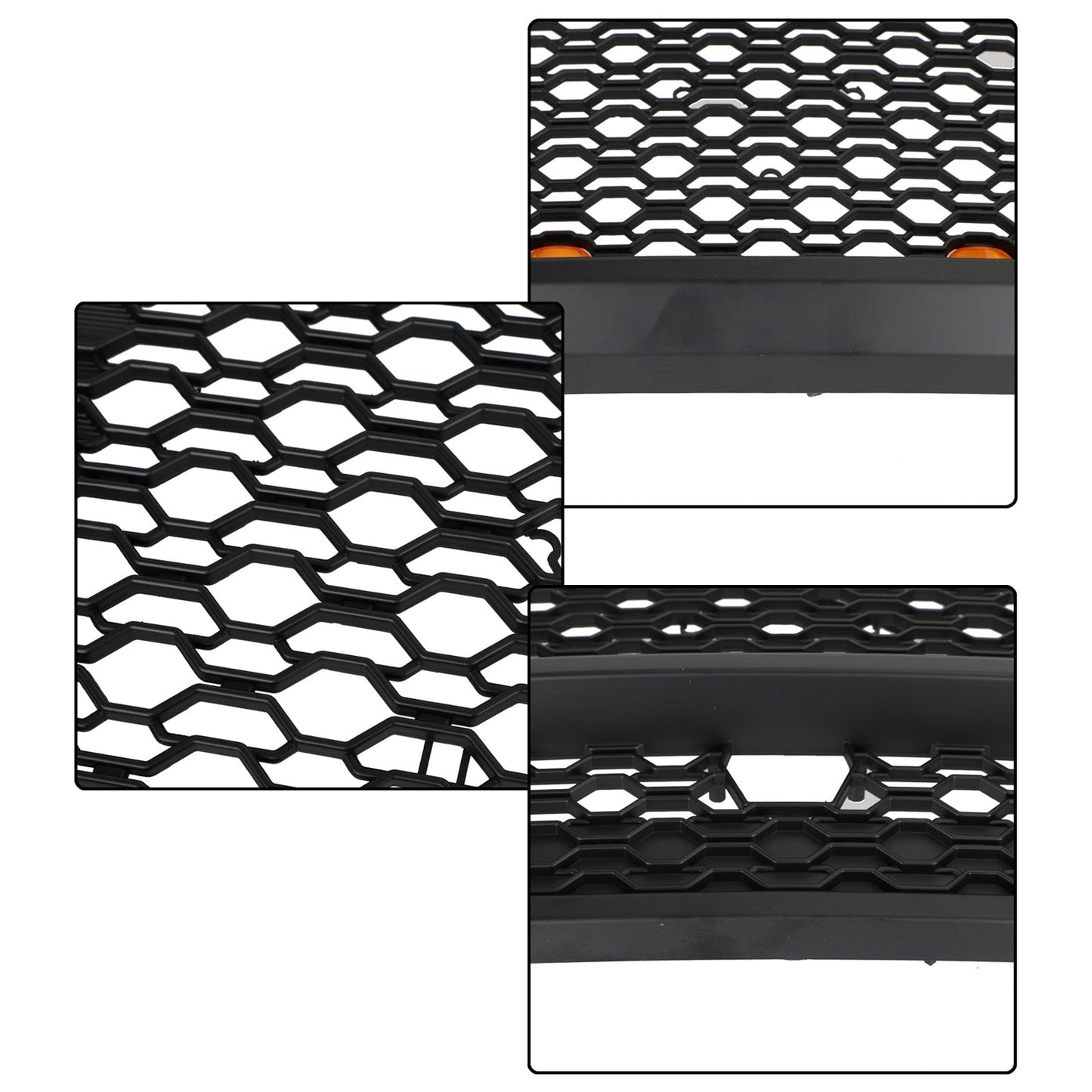 2019-2024 Dodge Ram 1500 TRX Style LED Honeycomb Front Upper Hood Grille