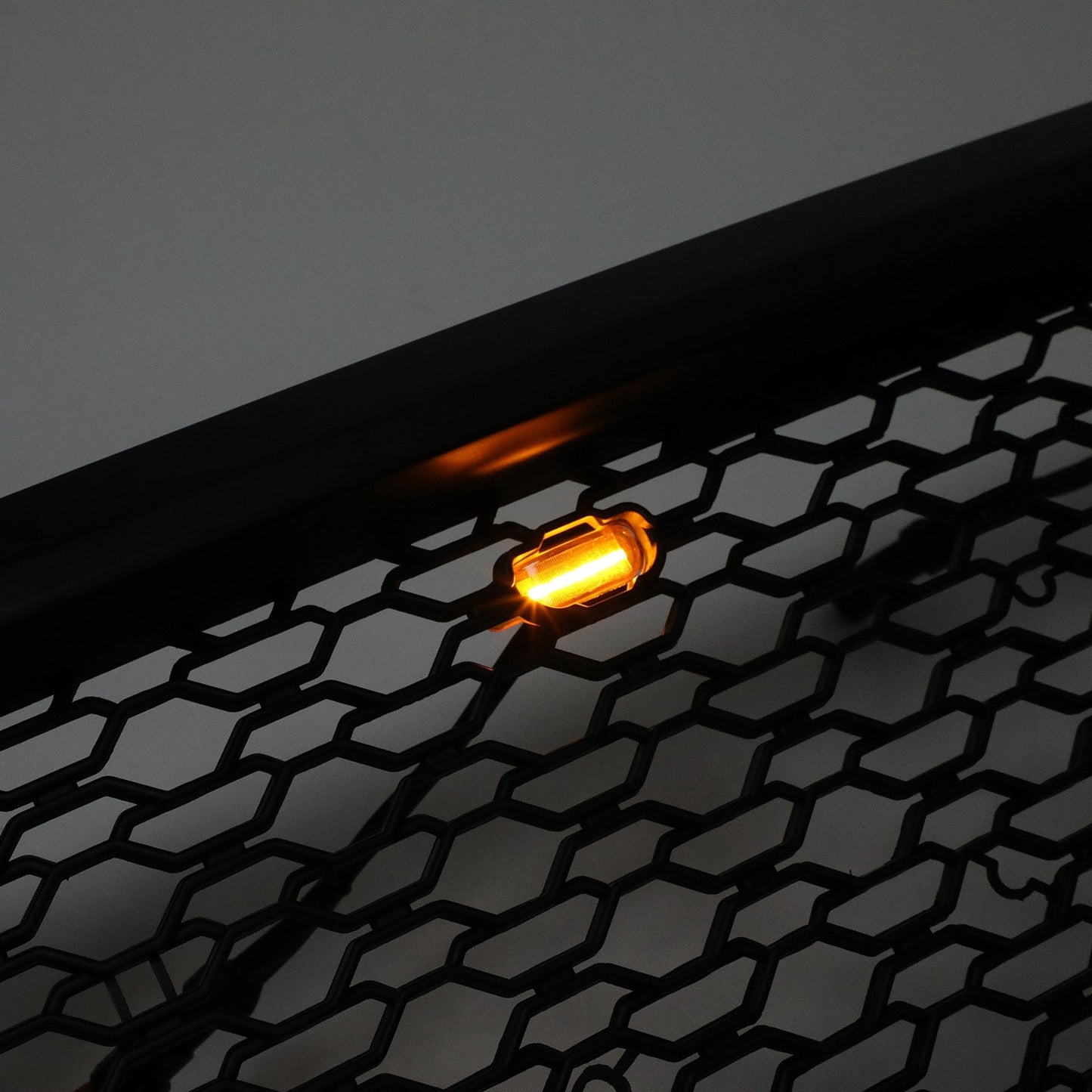 2019-2024 Dodge Ram 1500 TRX Style LED Honeycomb Front Upper Hood Grille