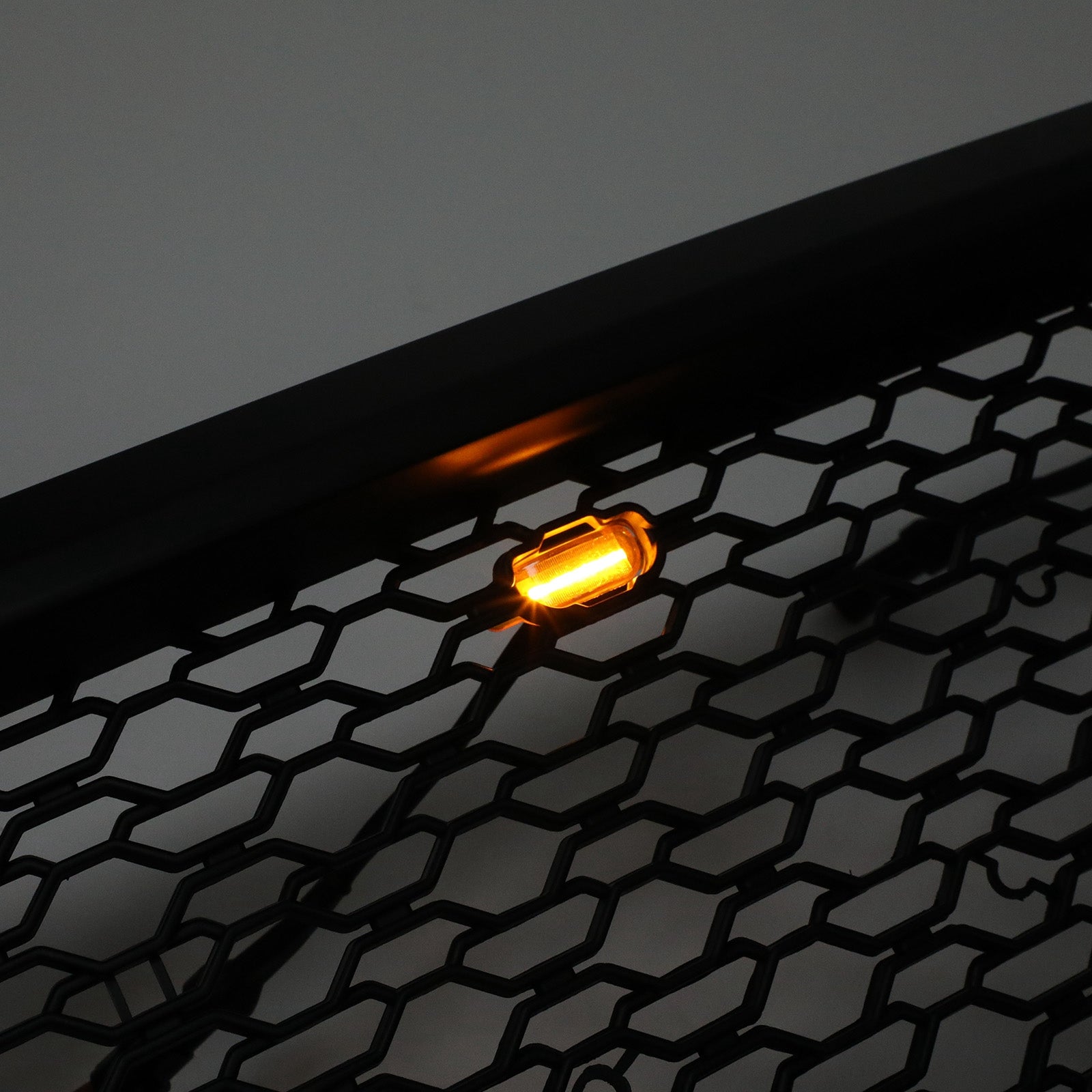 2019-2024 Dodge Ram 1500 TRX Style LED Honeycomb Front Upper Hood Grille