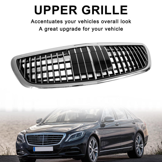 2014-2020 Mercedes-Benz S-Class W222 S400 S450 S500 S550 S560 Front Upper Grille with ACC