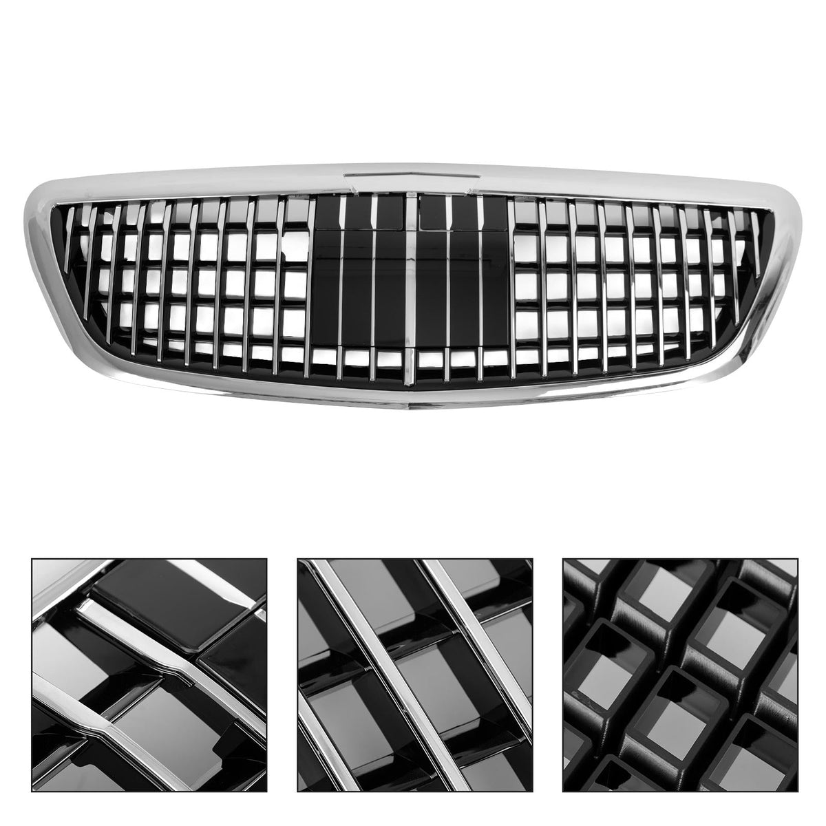 2014-2020 Mercedes-Benz S-Class W222 S400 S450 S500 S550 S560 Front Upper Grille with ACC